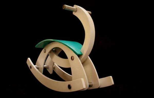 Delight your little ones with this charming rocking horse, expertly handcrafted from plywood. Its semicircular design ensures safety and stability, providing endless hours of joyous playtime.